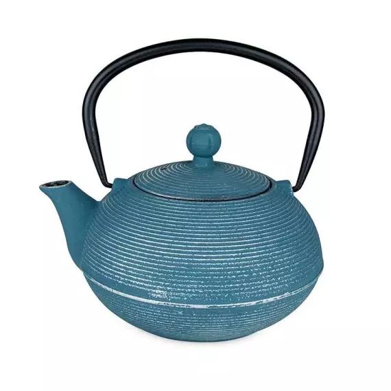Théière en fonte bleue 900ml