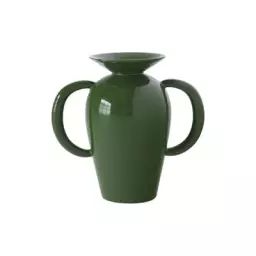 Vase Momento en Céramique, Céramique émaillée – Couleur Vert – 31.8 x 18 x 30 cm – Designer Jaime  Hayón