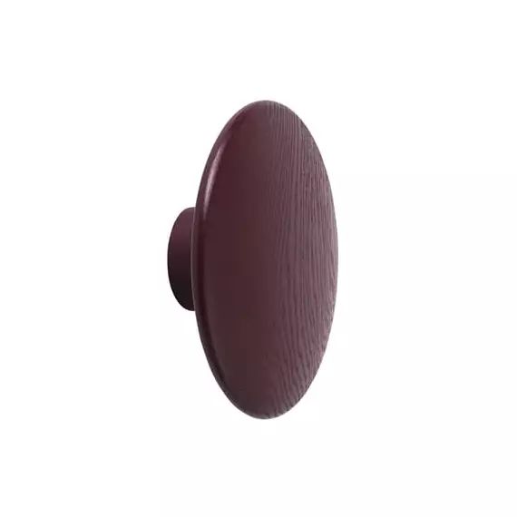 Patère The dots en Bois, Frêne teinté – Couleur Marron – 24.33 x 24.33 x 24.33 cm – Designer Lars Tornoe