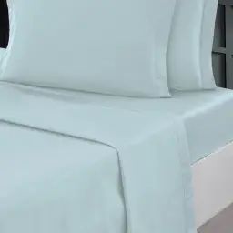 Drap plat en percale de coton nuage 270×300 cm