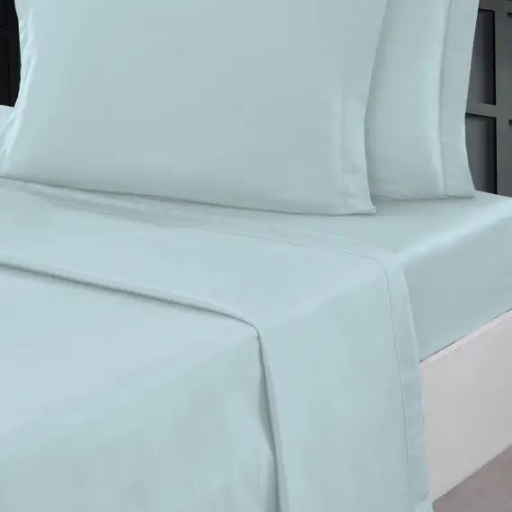 Drap plat en percale de coton  nuage 270×300 cm
