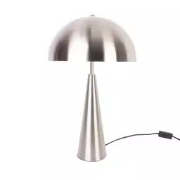 Sublime – Lampe à poser champignon en métal – Couleur – Chrome