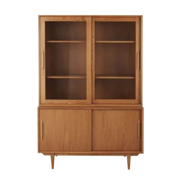 Vaisselier vintage 2 portes coulissantes