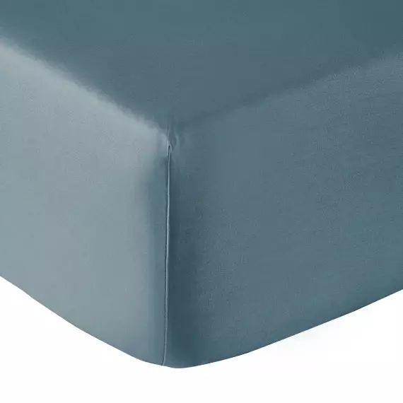 Drap housse coton orage 120×200 cm