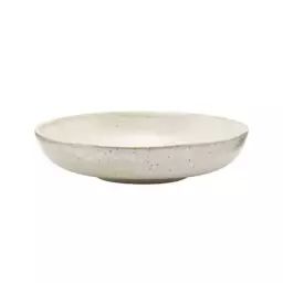 Assiette creuse Pion en Céramique, Porcelaine émaillée – Couleur Gris – 16.87 x 16.87 x 4 cm