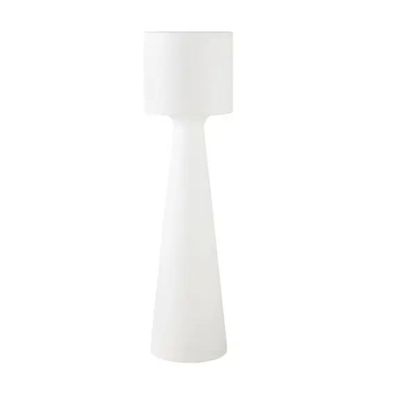 Lampadaire d&rsquo;extérieur blanc H138