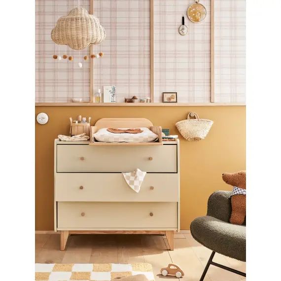 Commode enfant LIGNE FJORD ficelle