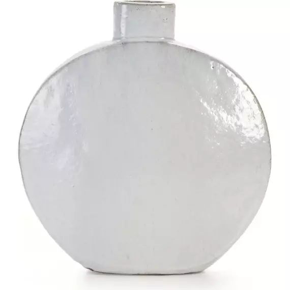 Vase en grÃ¨s blanc 52x18x56 cm
