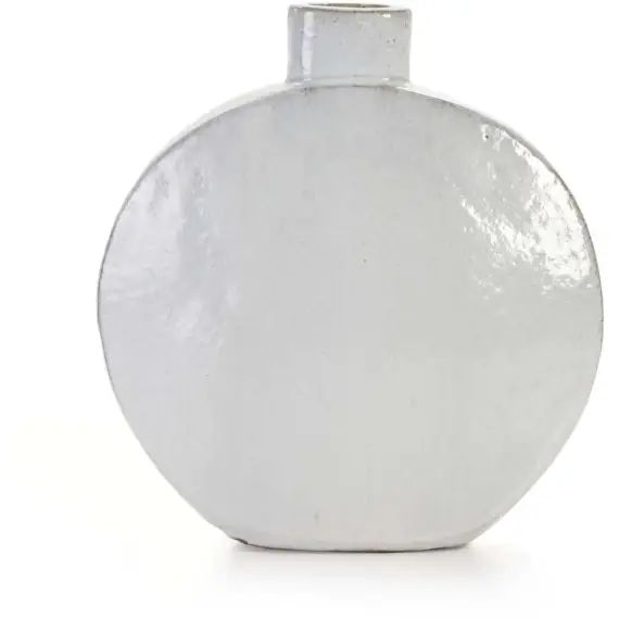 Vase en grÃ¨s blanc 52x18x56 cm