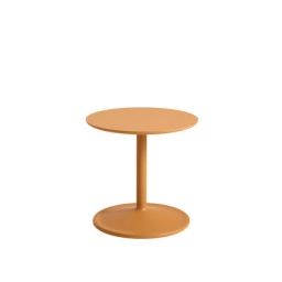 Table d’appoint Soft en Bois, Aluminium peint – Couleur Orange – 55.18 x 55.18 x 40 cm – Designer Jens Fager