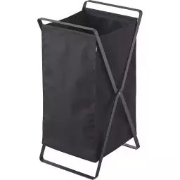 Panier à linge pliable tower noir