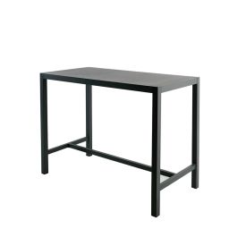 Table haute de bar en aluminium Carbone