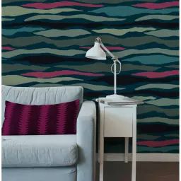 Papier peint panoramique vagues – 250×510