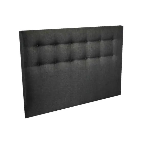 Tete de lit capitonnée – Anthracite, – 140 x 115 cm