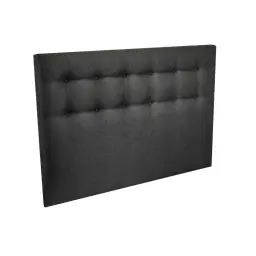 Tete de lit capitonnée – Anthracite, – 140 x 115 cm
