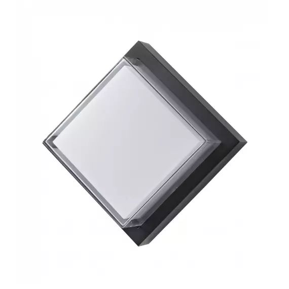 Applique extérieure en métal noir h.16 cm