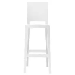 Chaise de bar Ghost en Plastique, Polycarbonate – Couleur Blanc – 65 x 38 x 110 cm – Designer Philippe Starck