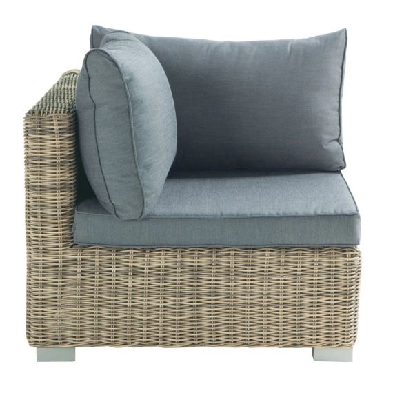 Angle de canapé de jardin en résine tressée St Raphaël