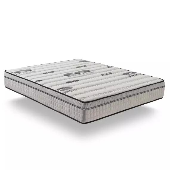 Matelas Ressorts Ensachés 140×190 – Épais 24 cm – Mi-Ferme