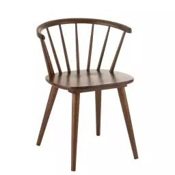 Chaise vintage en bois marron
