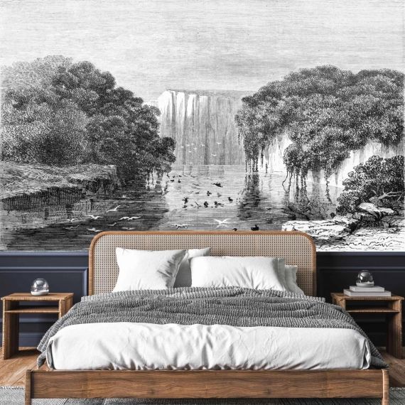 Papier peint panoramique gravure Pérou 390x270cm