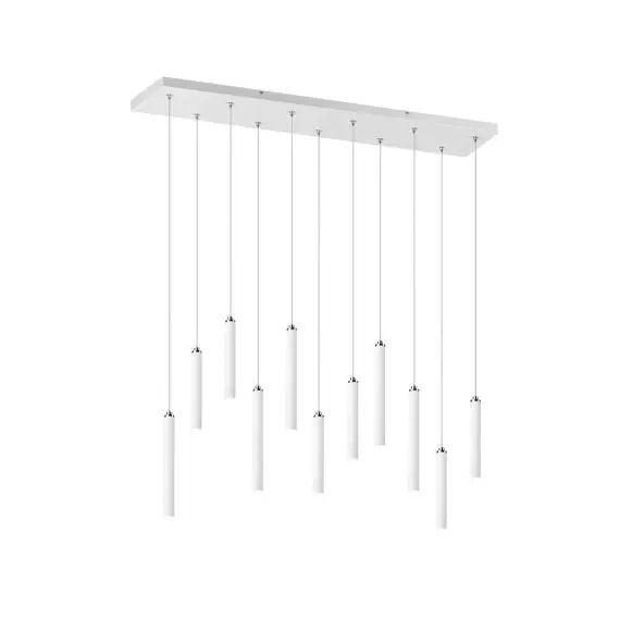 Suspension en métal blanc