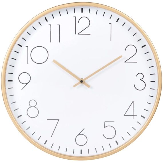 Horloge en métal doré D40