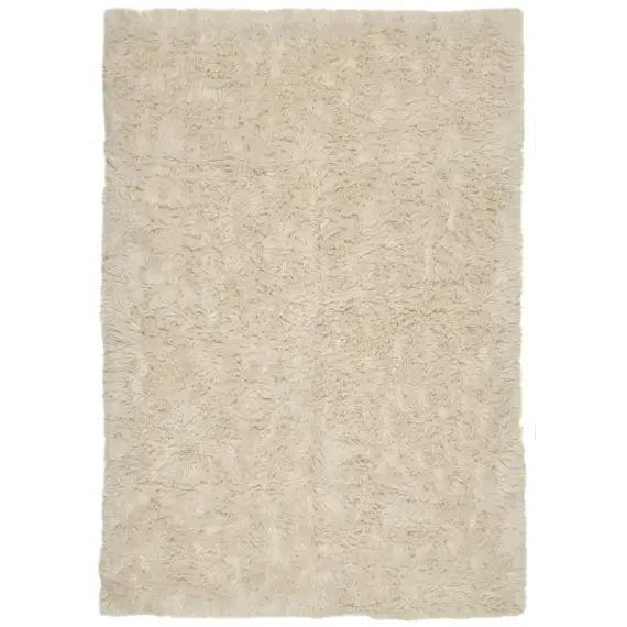 Tapis tissé à la main en laine naturelle naturel 90×160