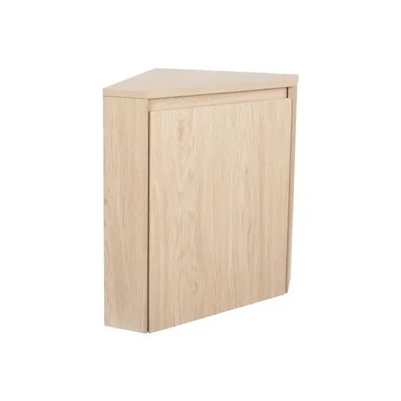 Meuble lave-mains d&rsquo;angle décor chêne