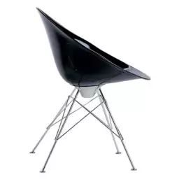 Fauteuil Eros en Plastique, Polycarbonate – Couleur Noir – 66 x 70 x 79 cm – Designer Philippe Starck