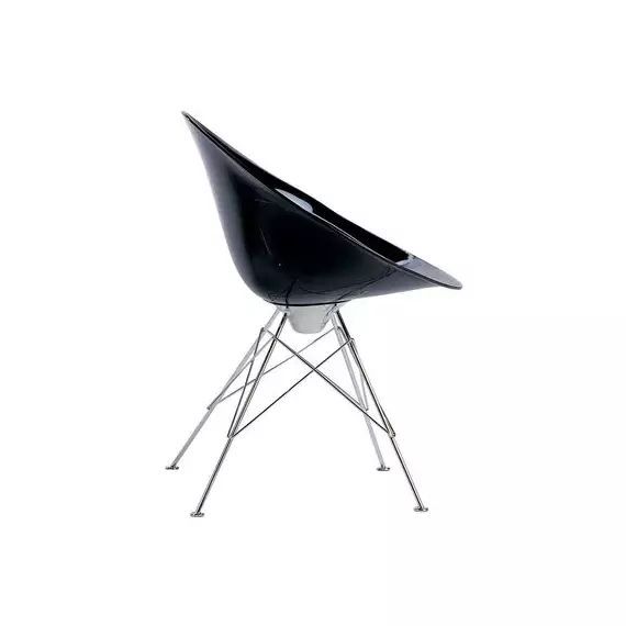 Fauteuil Eros en Plastique, Polycarbonate – Couleur Noir – 66 x 70 x 79 cm – Designer Philippe Starck
