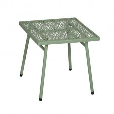 Table basse d’extérieur en métal vert D40