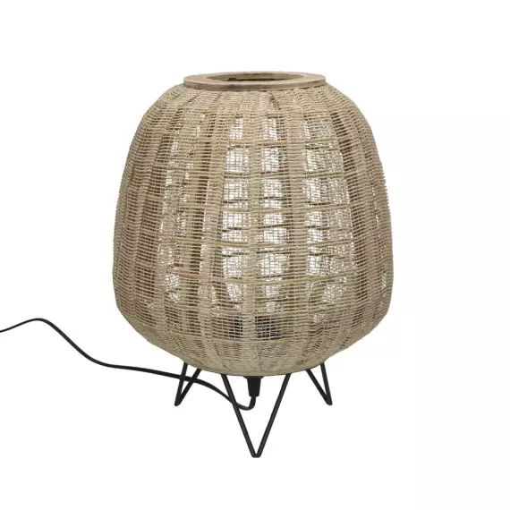 Lokken – Lampe à poser en bambou ø35,5cm