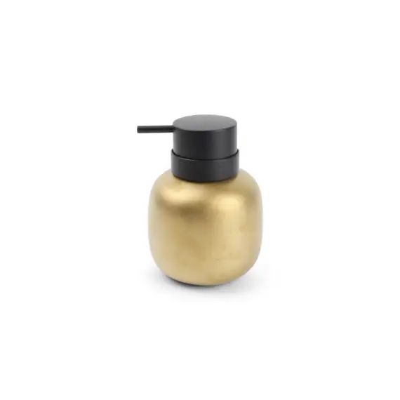 Distributeur de savon en porcelain doré 44cl
