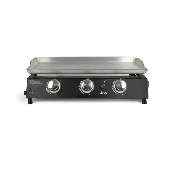 Plancha gaz 3 brûleurs