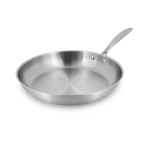 Poêle en acier inoxydable Ø32cm – compatible induction