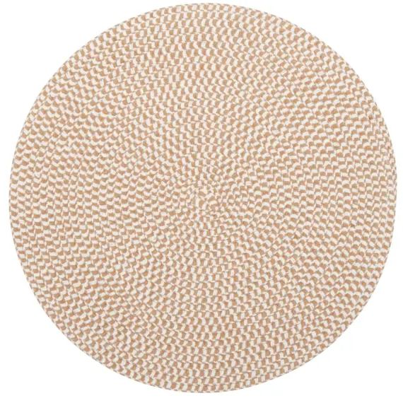 Set de tablée papier rond jaune moutarde et blanc D38