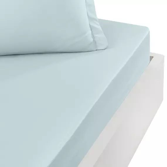 Drap housse en percale bonnet 40cm Nuage 140×190 cm