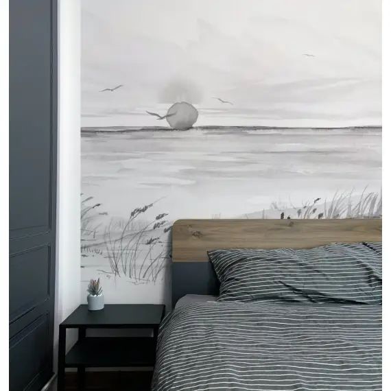 Papier peint panoramique coucher de soleil 375 x 250 cm