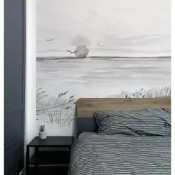 Papier peint panoramique coucher de soleil 375 x 250 cm