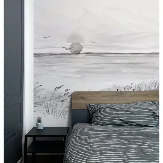 Papier peint panoramique coucher de soleil 375 x 250 cm