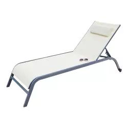 Bain de soleil  en acier lin