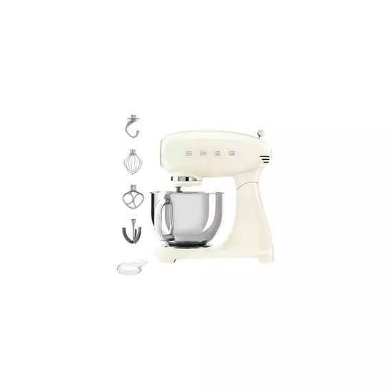 Robot pâtissier Smeg ROBOT SUR SOCLE 4,8 LITRES CREME - Mr Scandinave