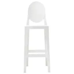 Chaise de bar Ghost en Plastique, Polycarbonate – Couleur Blanc – 65 x 38 x 100 cm – Designer Philippe Starck