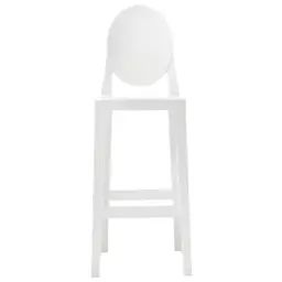 Chaise de bar Ghost en Plastique, Polycarbonate – Couleur Blanc – 65 x 38 x 100 cm – Designer Philippe Starck