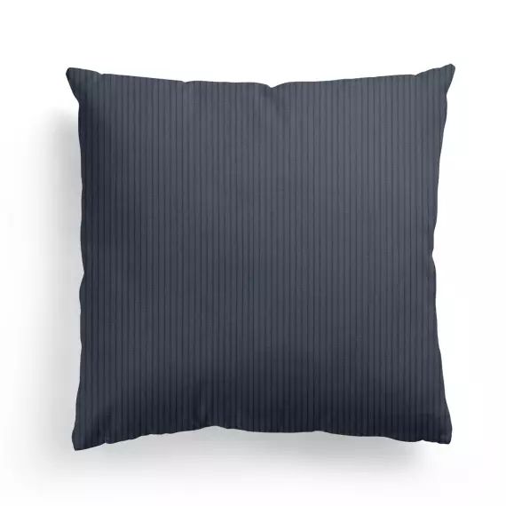 Housse de coussin carrée Bleu nuit 40x40cm