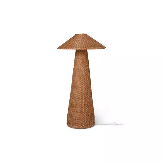 Lampadaire Lampes rotin en Fibre végétale, Rotin – Couleur Beige – 280 x 106.62 x 131 cm – Designer Trine Andersen