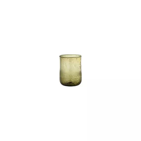 Verre Verres & carafes en Verre, Verre recyclé – Couleur Vert – 7 x 7 x 11 cm