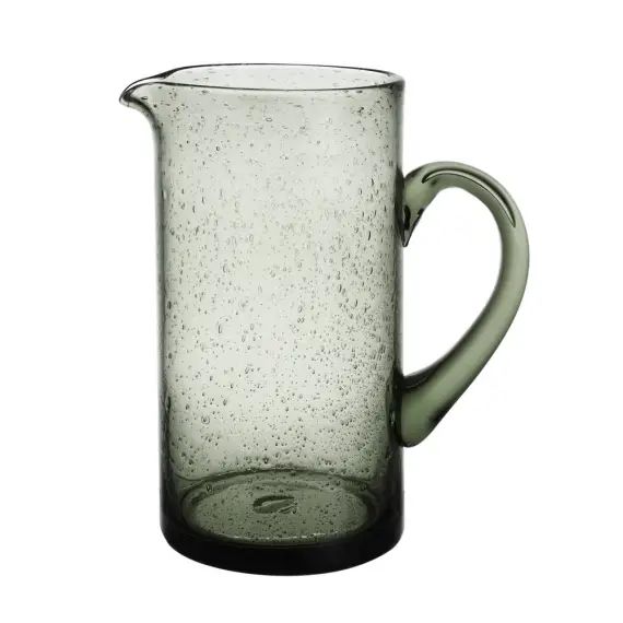 Pichet   1,1 l  en verre  gris