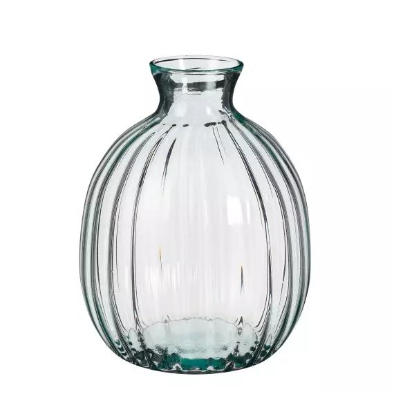 Vase en verre recyclé H26,5